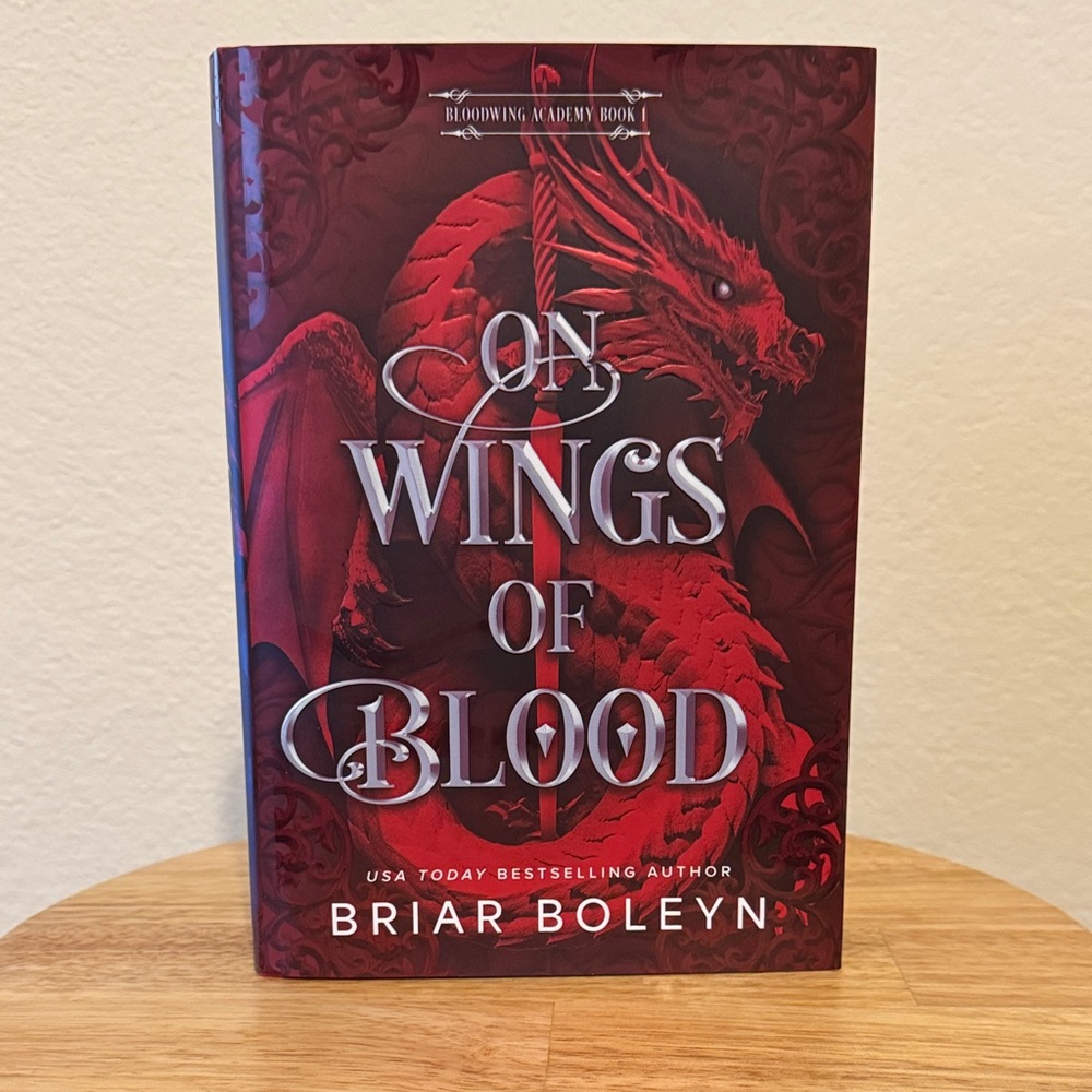 On Wings of Blood by Briar Boleyn- Striking Red Book